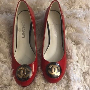 Chanel Demi/wedge shoes